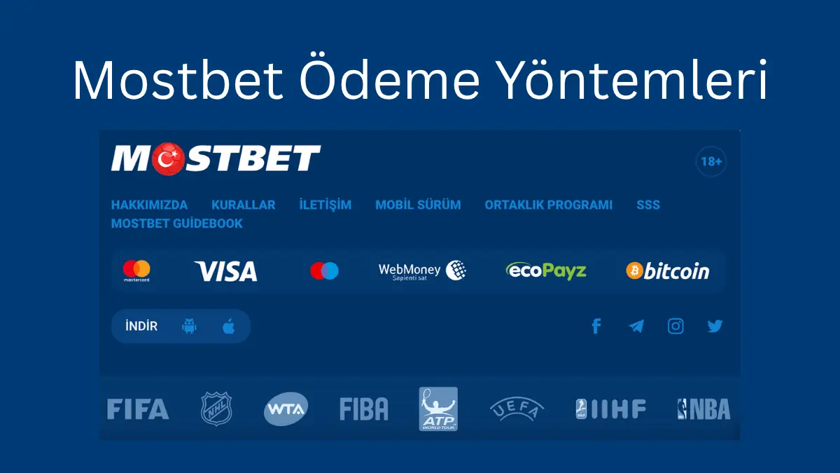 Mostbet Ödeme Yöntemleri