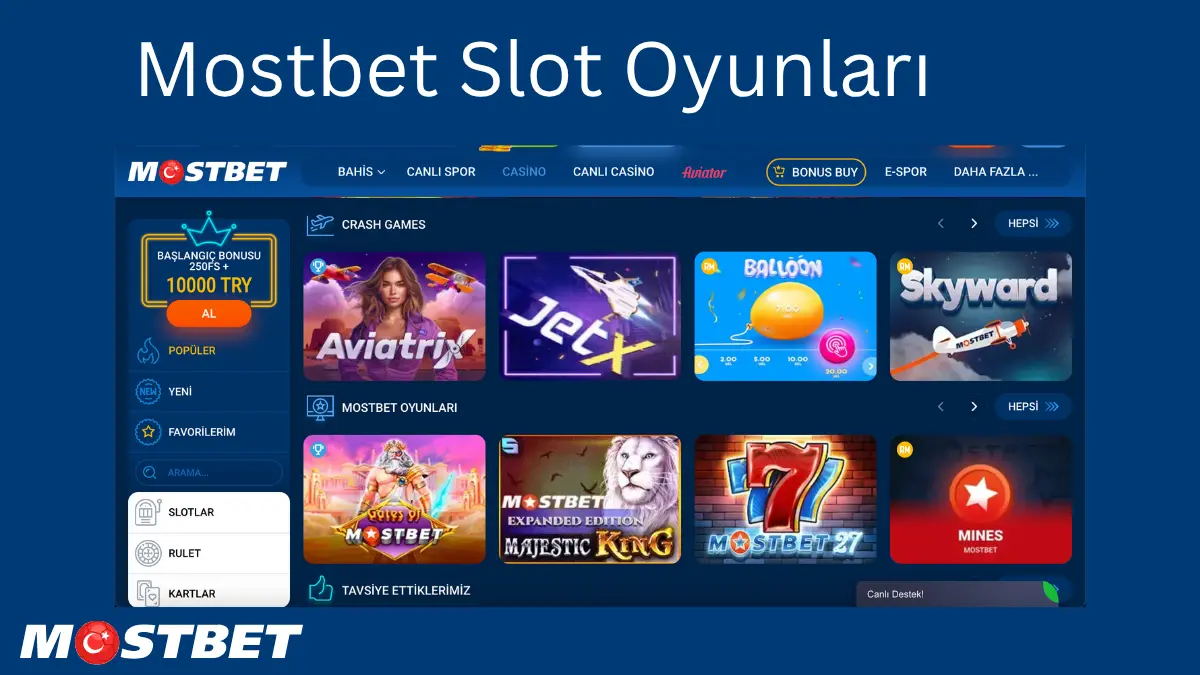 Mostbet Slot Oyunları